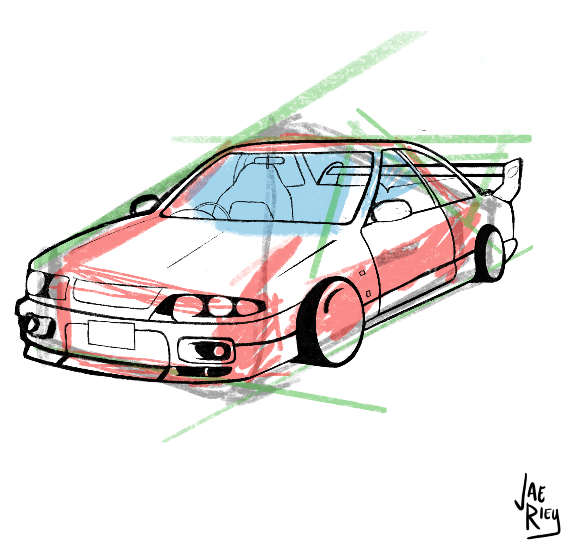 Nissan Skyline sketch